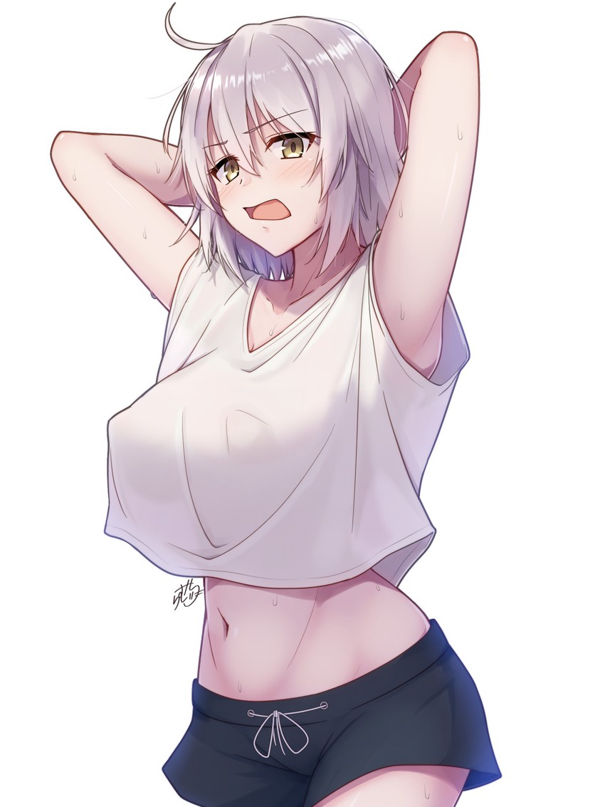 jeanne d'arc alter (fate and 1 more) drawn by ramchi
