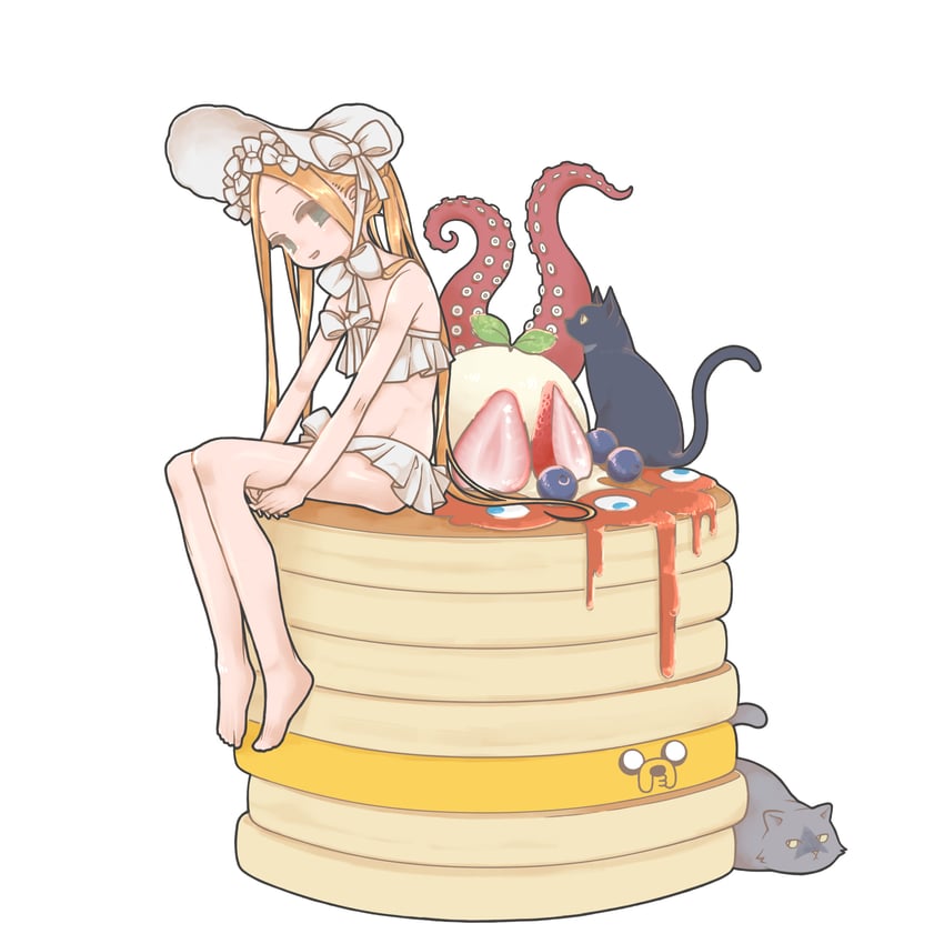 abigail williams, nosh, luthar, jake the dog, and myaku-myaku (fate and 3 more) drawn by uewtsol