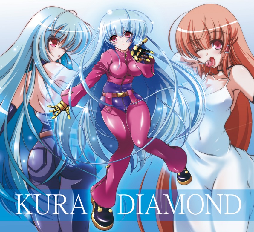 kula diamond (the king of fighters) drawn by c.r.
