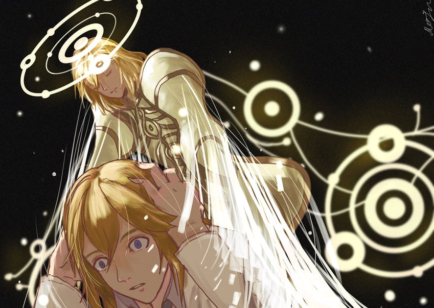 zanza and klaus (xenoblade chronicles and 1 more) drawn by minutevibration