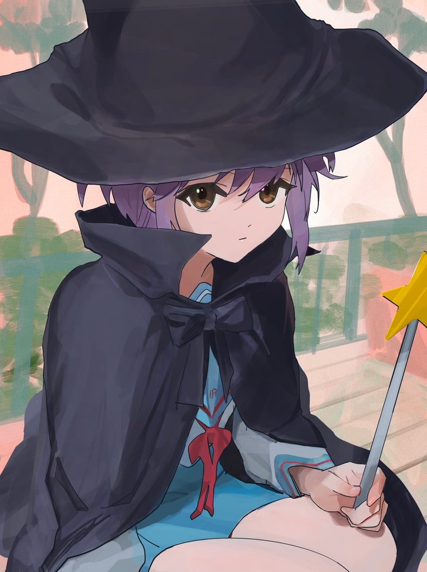 nagato yuki (suzumiya haruhi no yuuutsu) drawn by yu_ni_taro