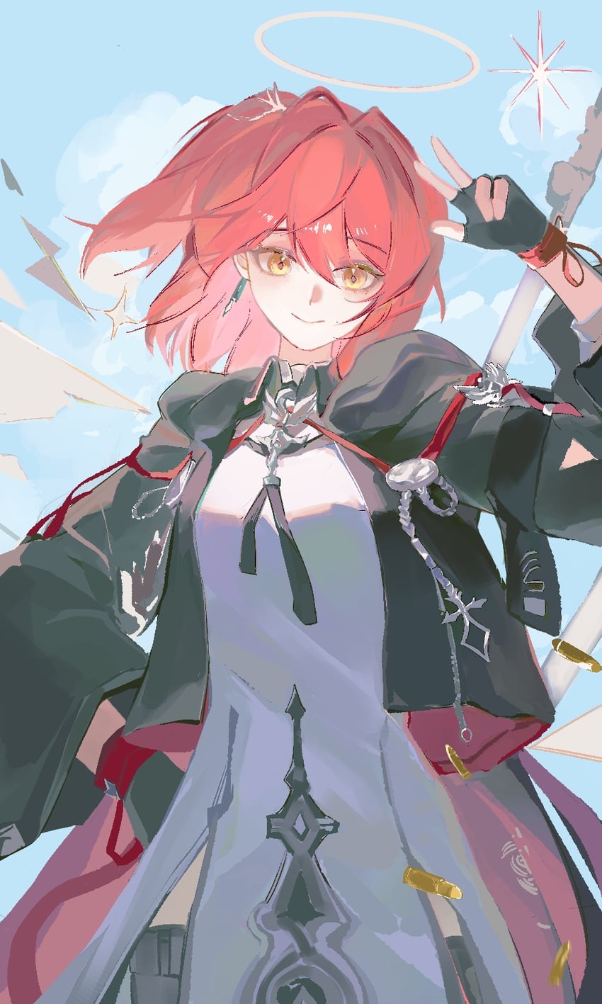 exusiai and exusiai the new covenant (arknights) drawn by chaa2787