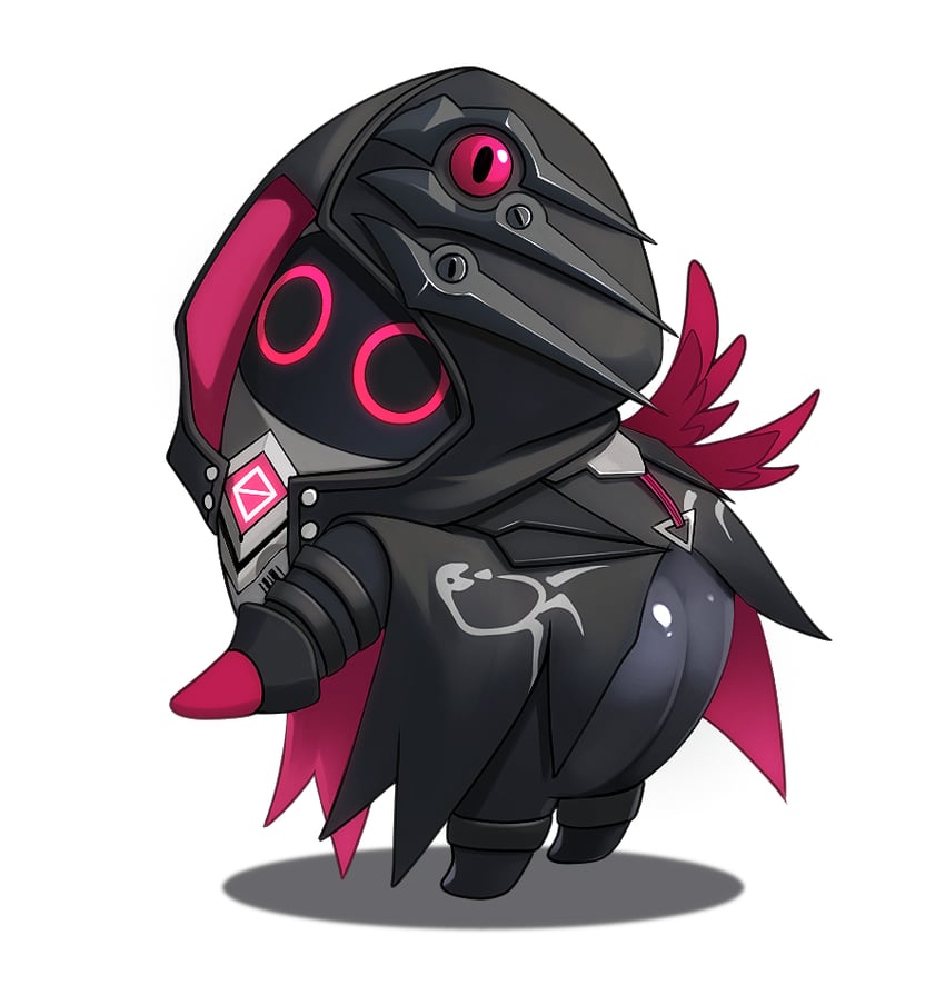 raven (honkai and 3 more) drawn by dead_angels