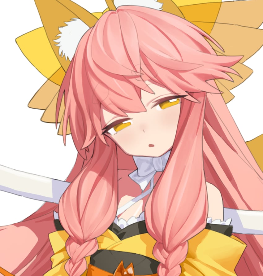tamamo and tamamo aria (fate and 1 more) drawn by meowtterin