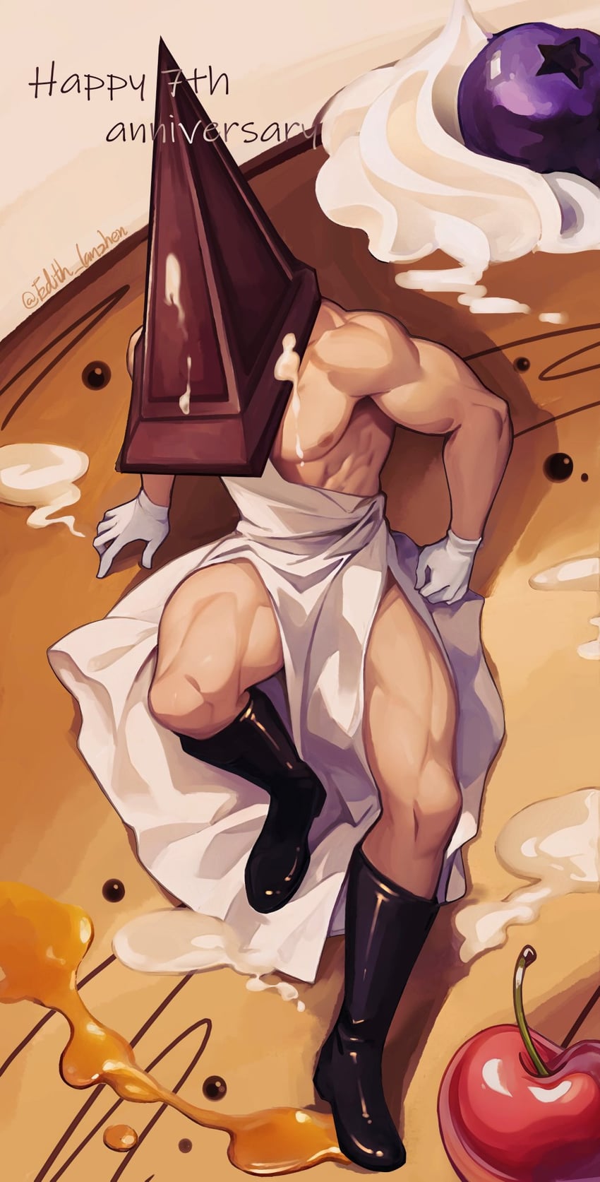 pyramid head (silent hill and 1 more) drawn by edith_lanzhen