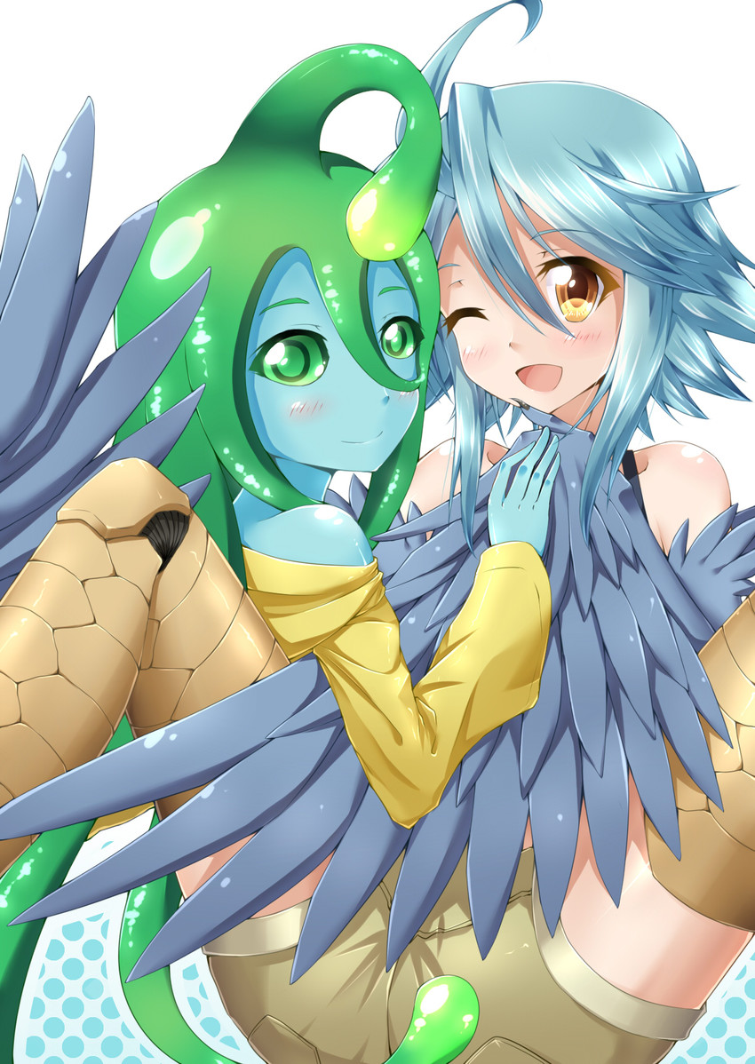 papi and suu (monster musume no iru nichijou) drawn by shun_no_shun