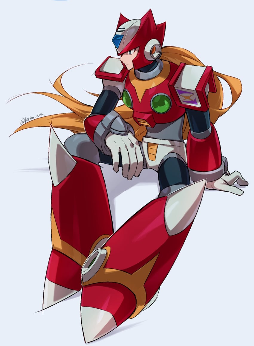 zero (mega man and 1 more) drawn by vani_(hisha_04)