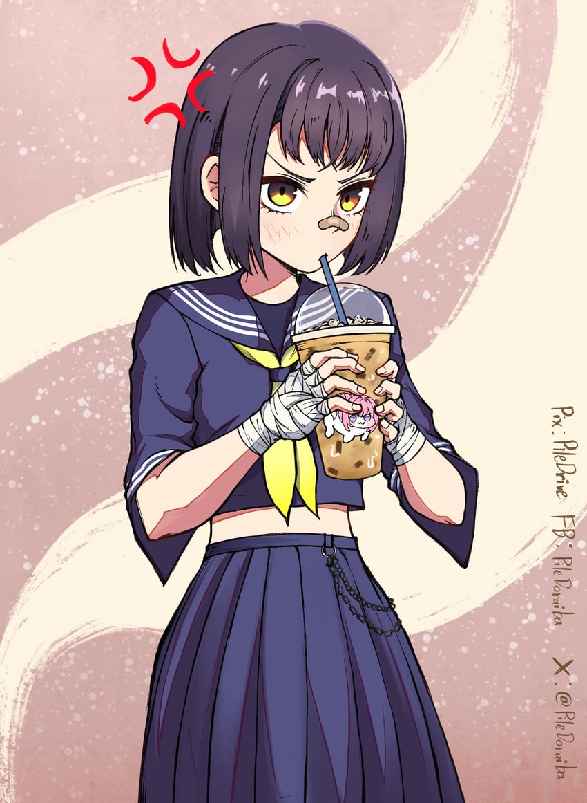 doro and milk (goddess of victory: nikke) drawn by piledriver_(piledoraiba)