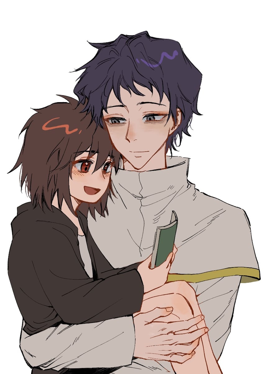 utsugi noriyuki and isoi haruki (saibou shinkyoku) drawn by kaze_(yznyttdgs)