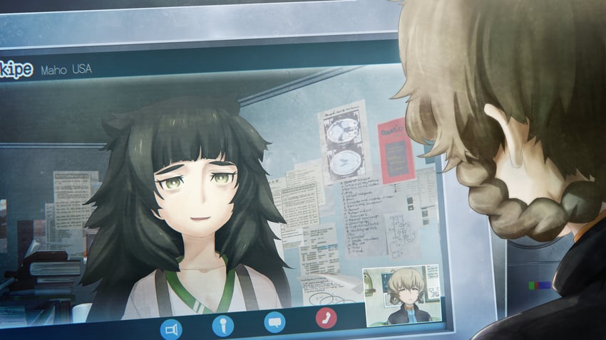 amane suzuha and hiyajou maho (steins;gate and 2 more) drawn by huke
