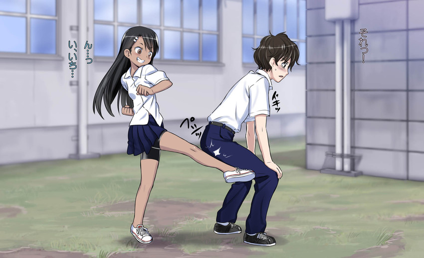 nagatoro hayase and hachiouji naoto (ijiranaide nagatoro-san) drawn by 774_(nanashi)