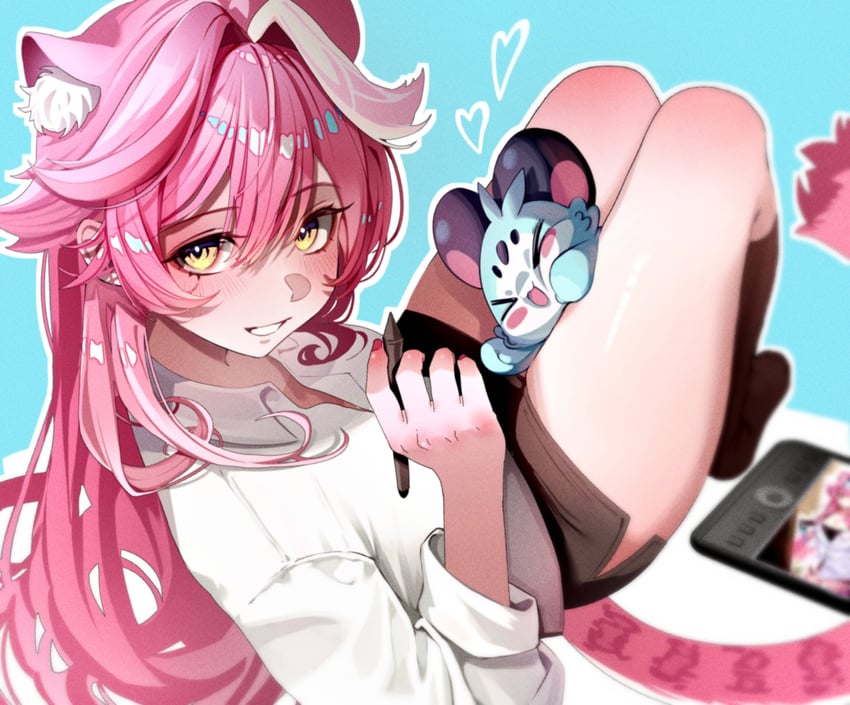 raora panthera and chattino (hololive and 1 more) drawn by sachichuu