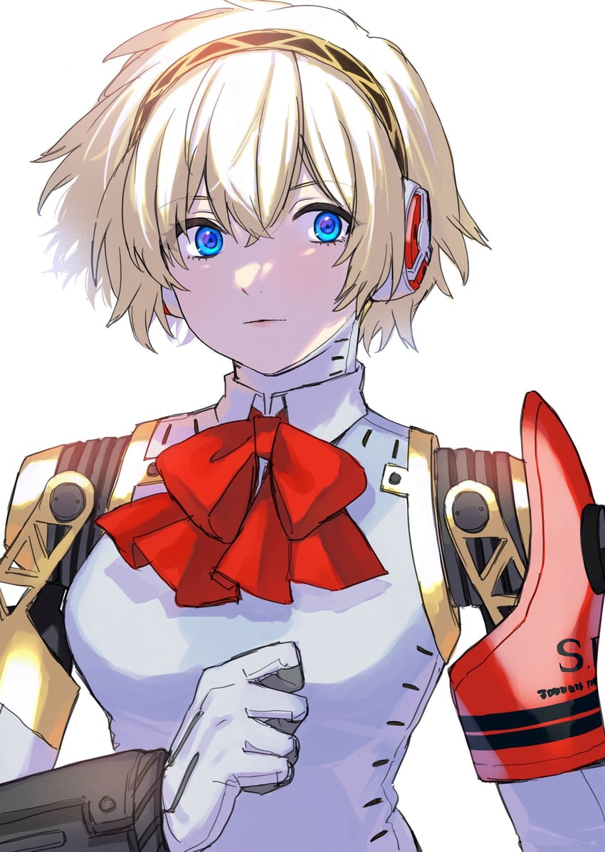 aigis (persona and 2 more) drawn by kinagi_(3307377)