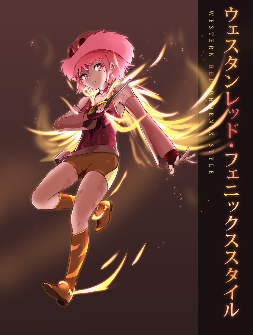 seibu akari (mahou shoujo western girls) drawn by sharpffffff