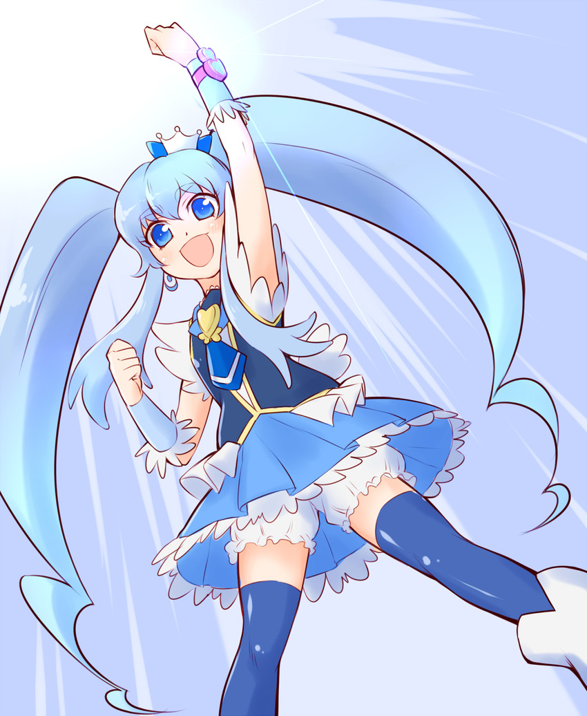 shirayuki hime and cure princess (precure and 1 more) drawn by arakawa_tarou