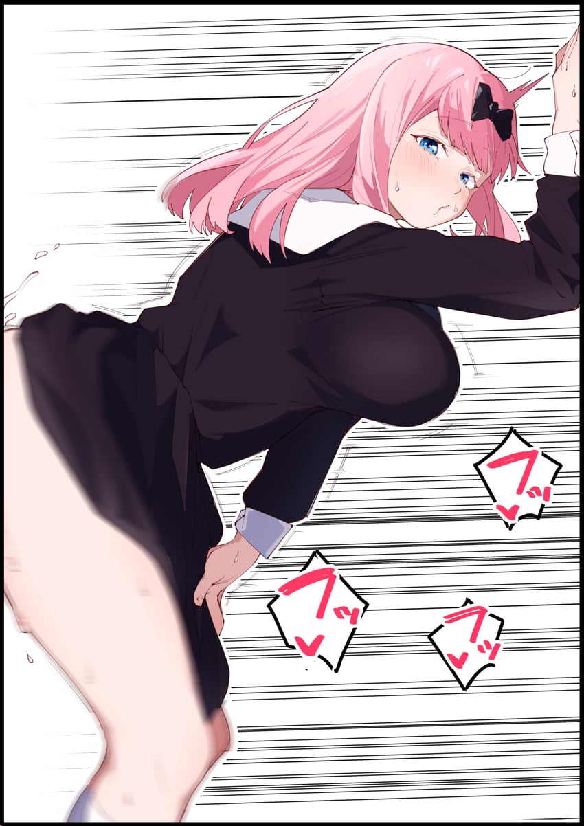 fujiwara chika (kaguya-sama wa kokurasetai ~tensai-tachi no renai zunousen~) drawn by re:ankh