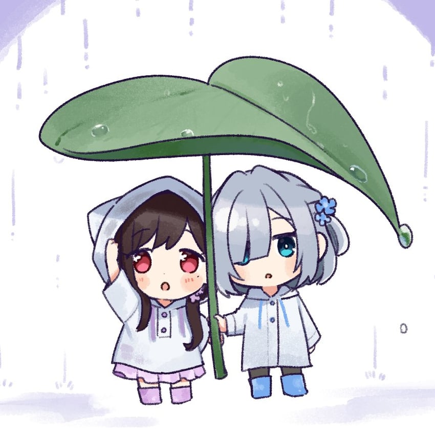 hoshikawa shizuku and asaka kaori (kimi to tsuzuru utakata) drawn by yuama