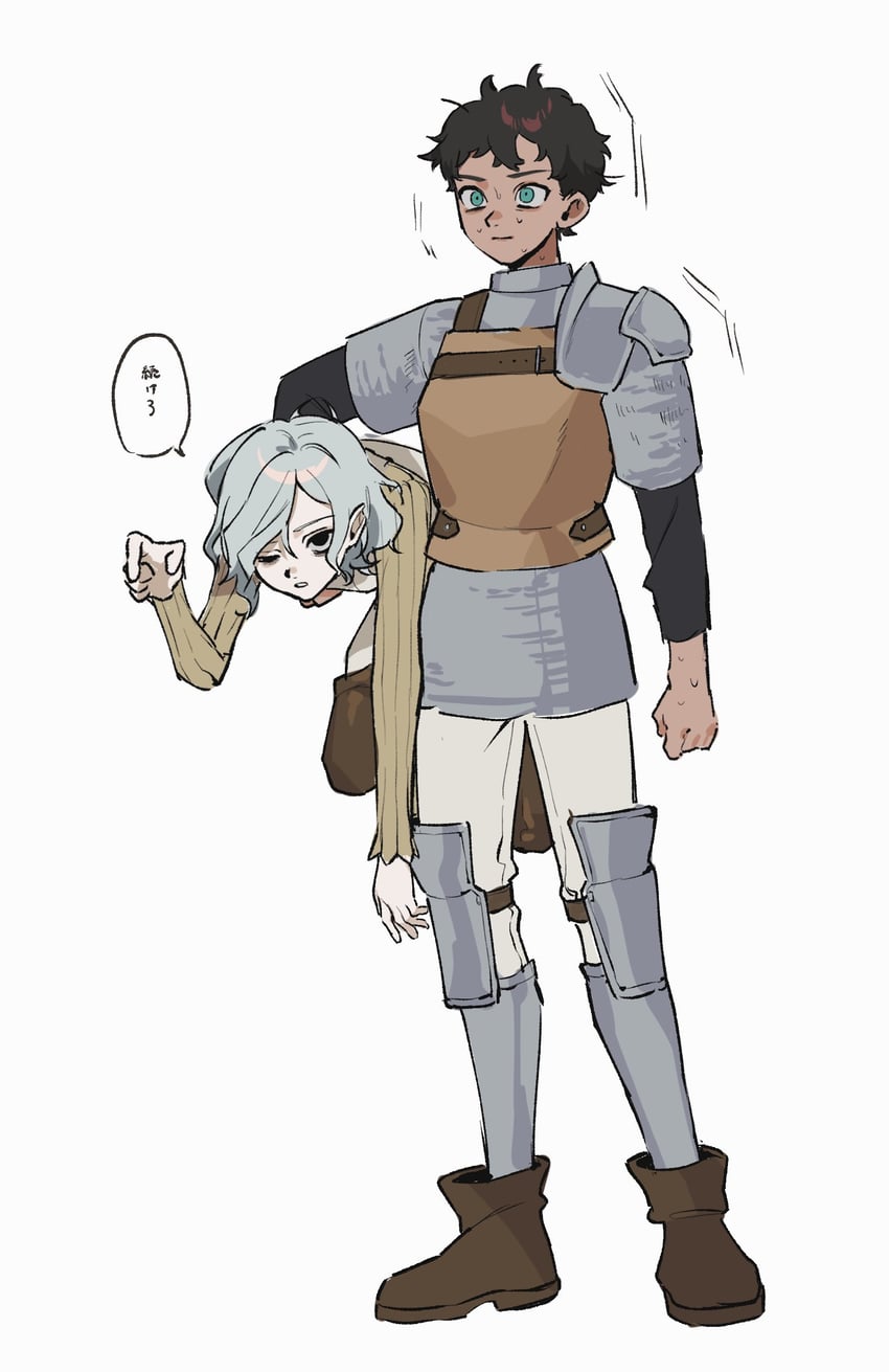 mithrun and kabru (dungeon meshi) drawn by hamita_(rikopin_ika)