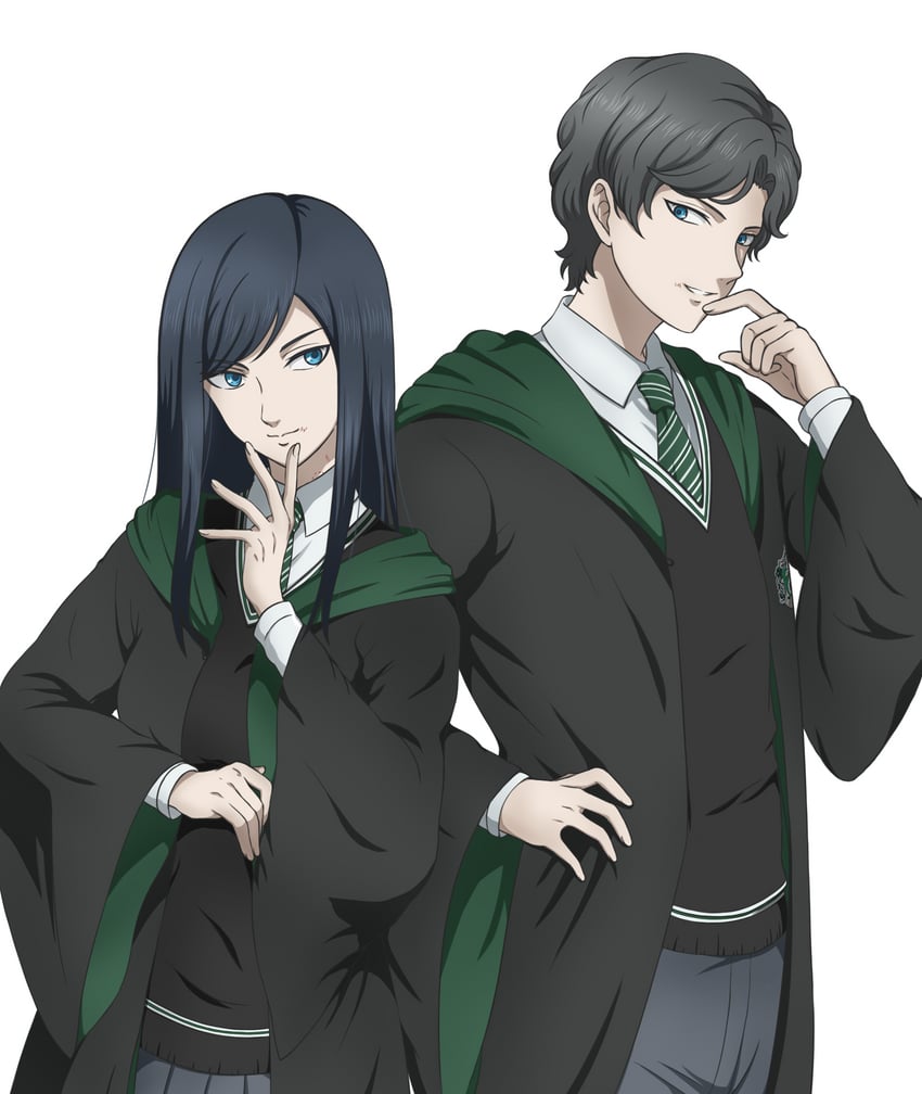 dali, sali, and ichijo eiji (wizarding world and 2 more) drawn by mayukeko
