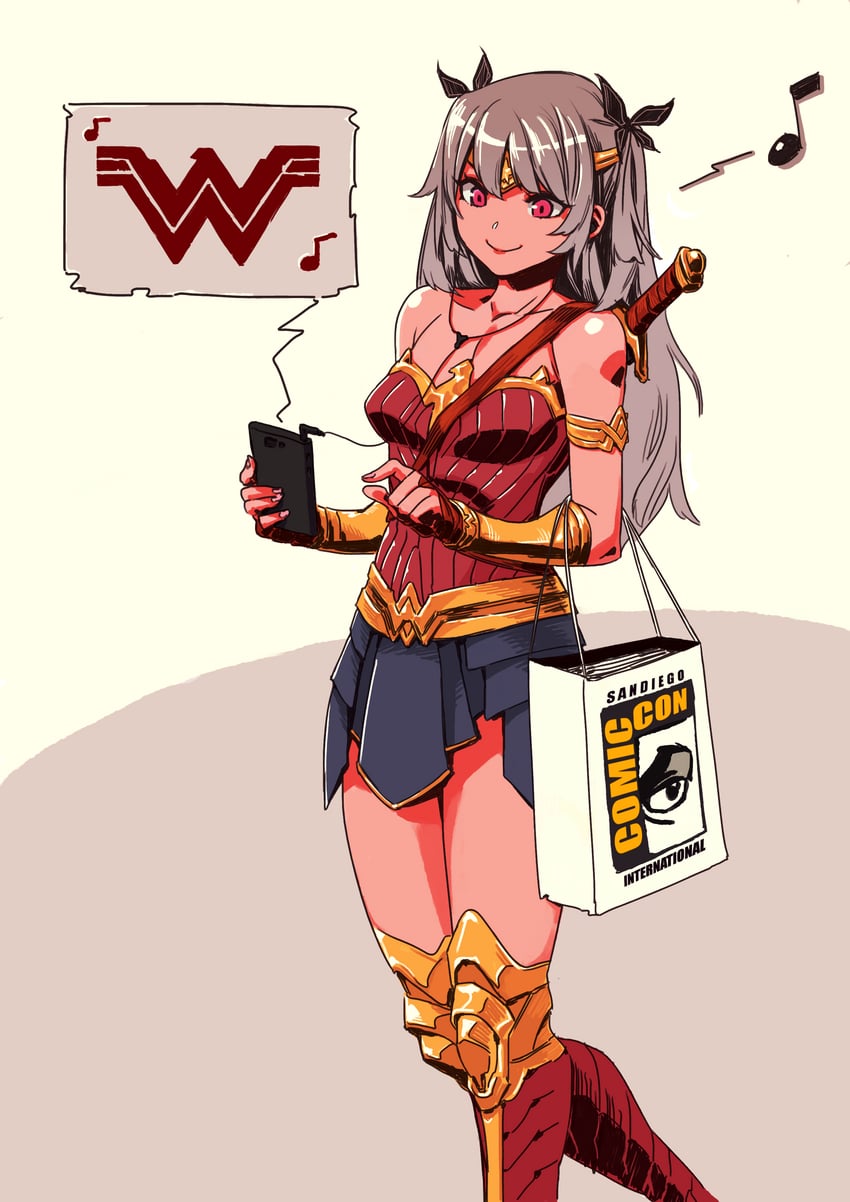 wonder woman and tenkawa maihime (dc comics and 2 more) drawn by archvermin