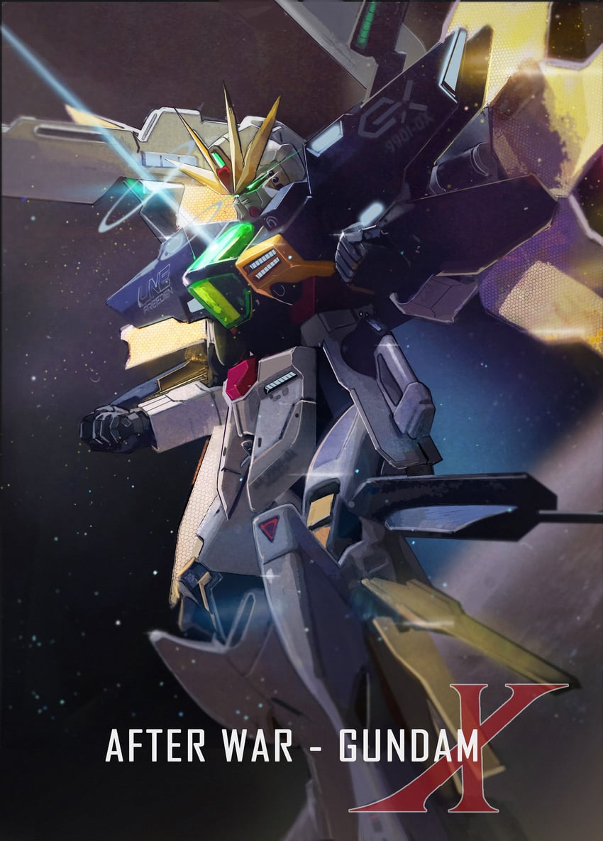 gundam double x (gundam and 1 more) drawn by mobius_(mobiusu14)