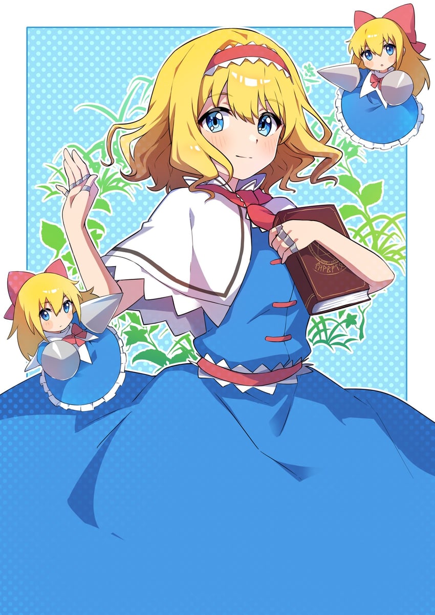 alice margatroid and shanghai doll (touhou) drawn by miz_(mizillustration)