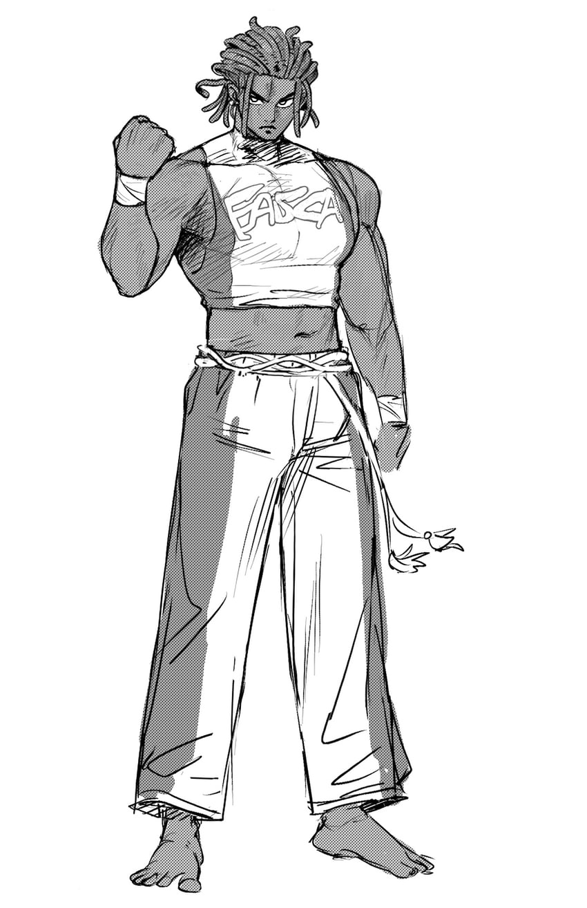 eddy gordo (tekken and 1 more) drawn by matheus_felipe