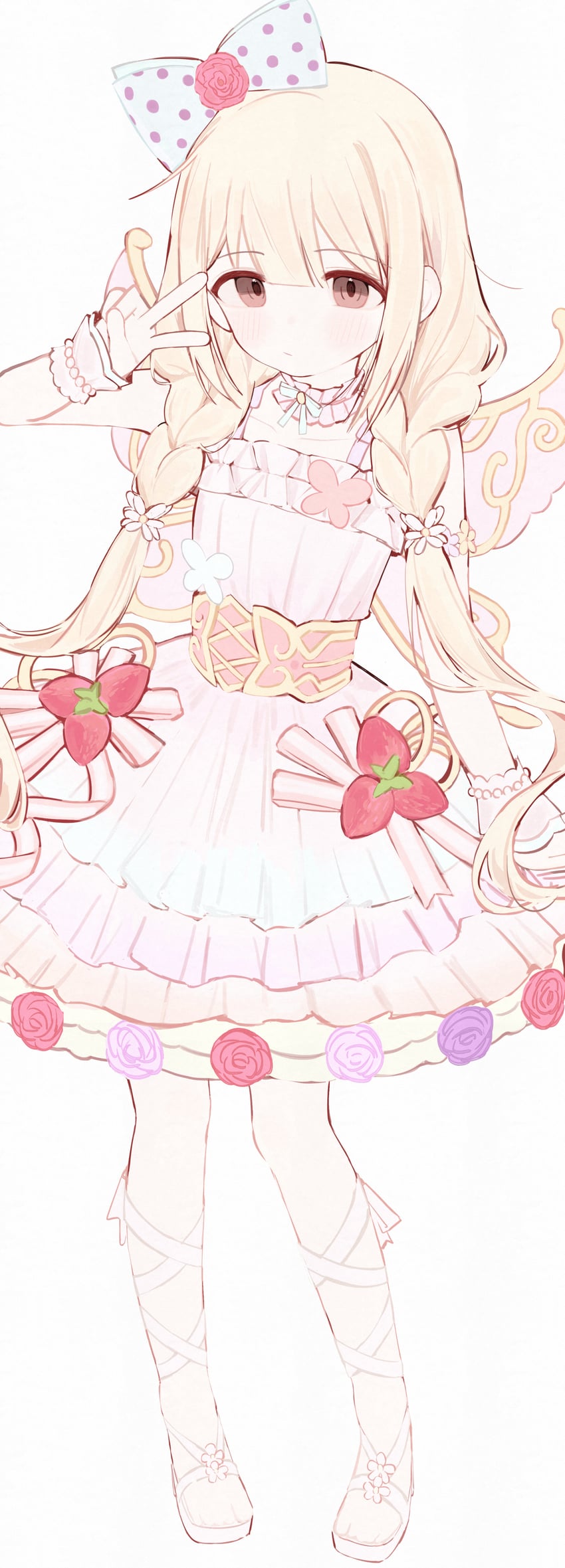 futaba anzu (idolmaster and 1 more) drawn by tsuchi_(sh_spica1)