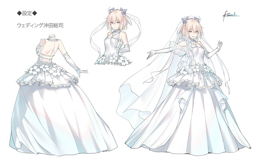 okita souji (fate and 2 more) drawn by kousaki_rui