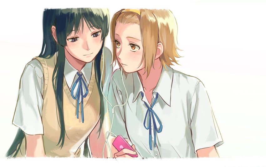 akiyama mio and tainaka ritsu (k-on!) drawn by sann_mingg