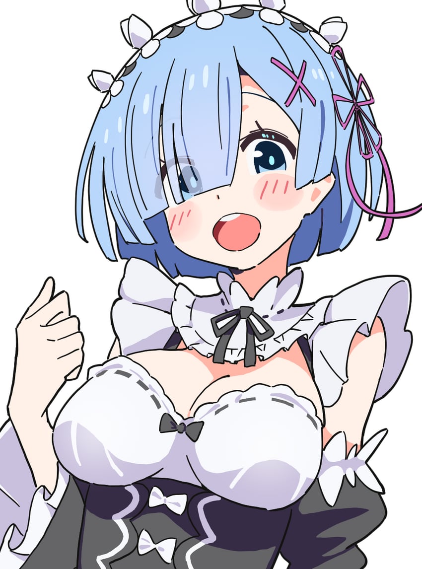 rem (re:zero kara hajimeru isekai seikatsu) drawn by noyama_takenoko