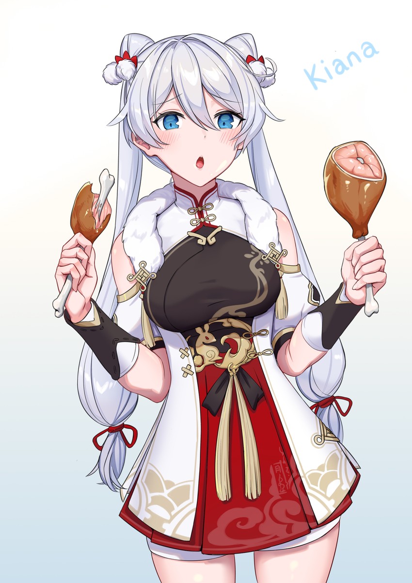 kiana kaslana (honkai and 1 more) drawn by hfp~kubiao