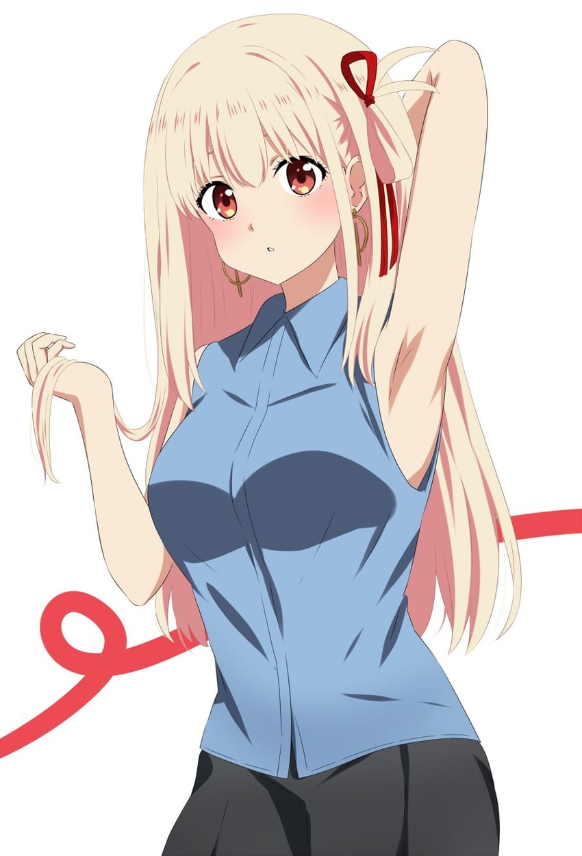 nishikigi chisato (lycoris recoil) drawn by dars_(recolors)