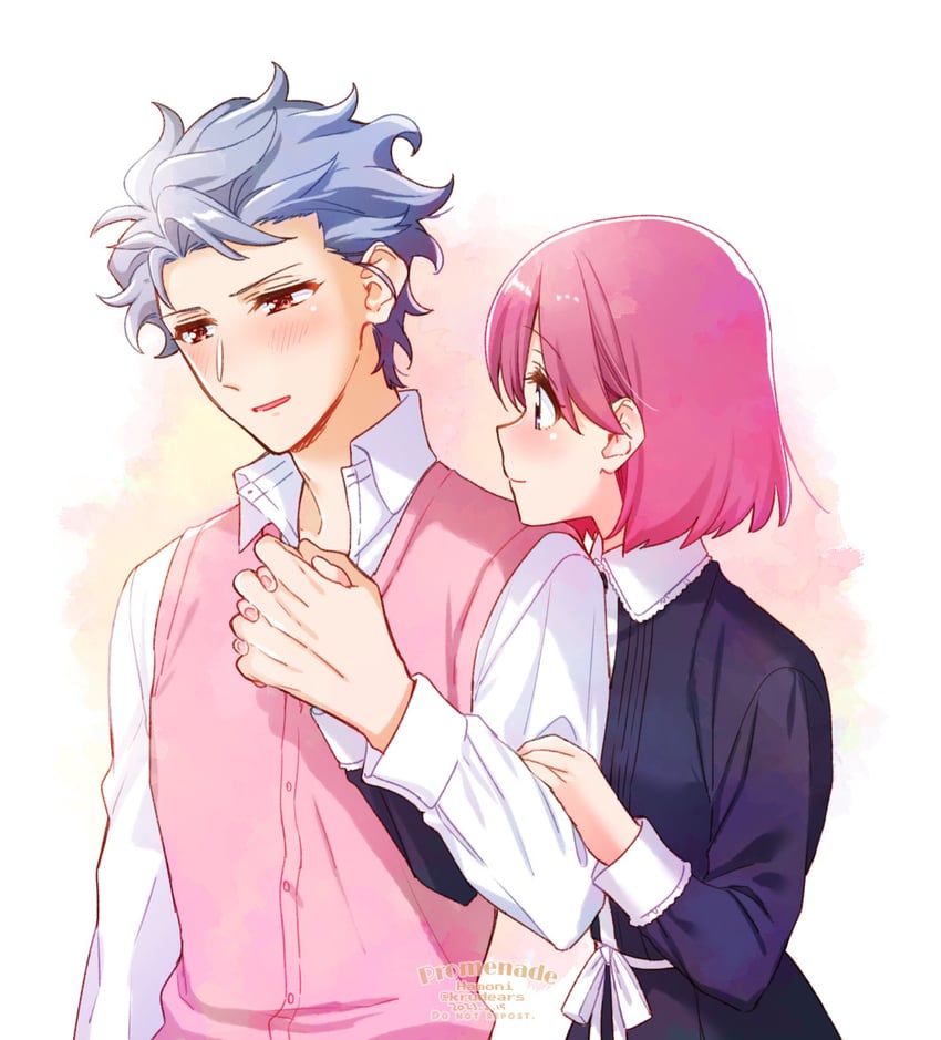 protagonist and shitara seiji (tokimeki memorial and 2 more) drawn by krudears