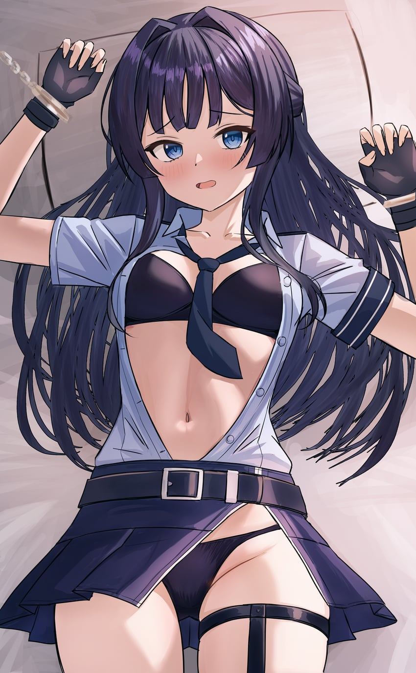 mogami shizuka (idolmaster and 2 more) drawn by floris_(saber13)