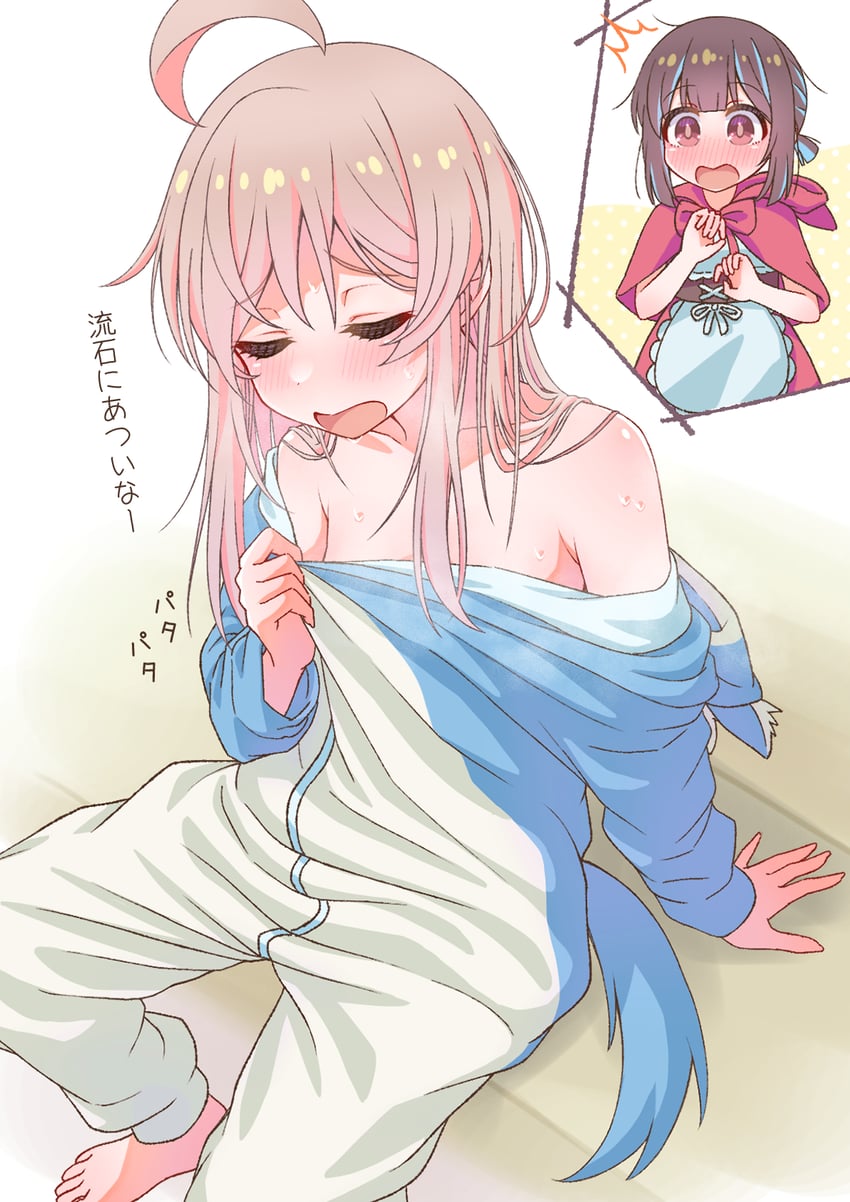 oyama mahiro, little red riding hood, and hozuki momiji (onii-chan wa oshimai! and 1 more) drawn by minori_13101