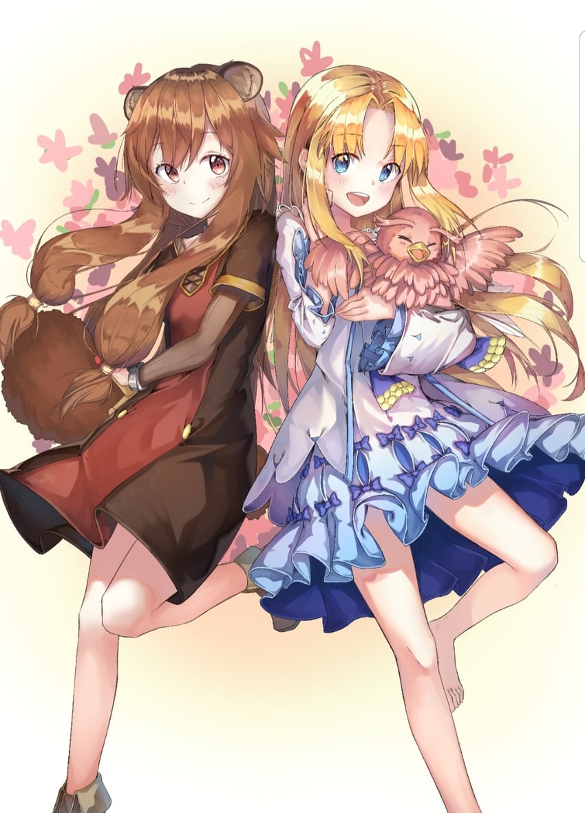 raphtalia and filo (tate no yuusha no nariagari) drawn by chewi
