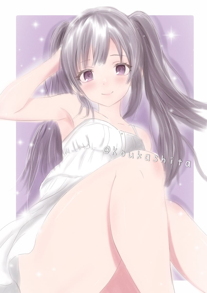 yukoku kiriko (idolmaster and 1 more) drawn by koukashita