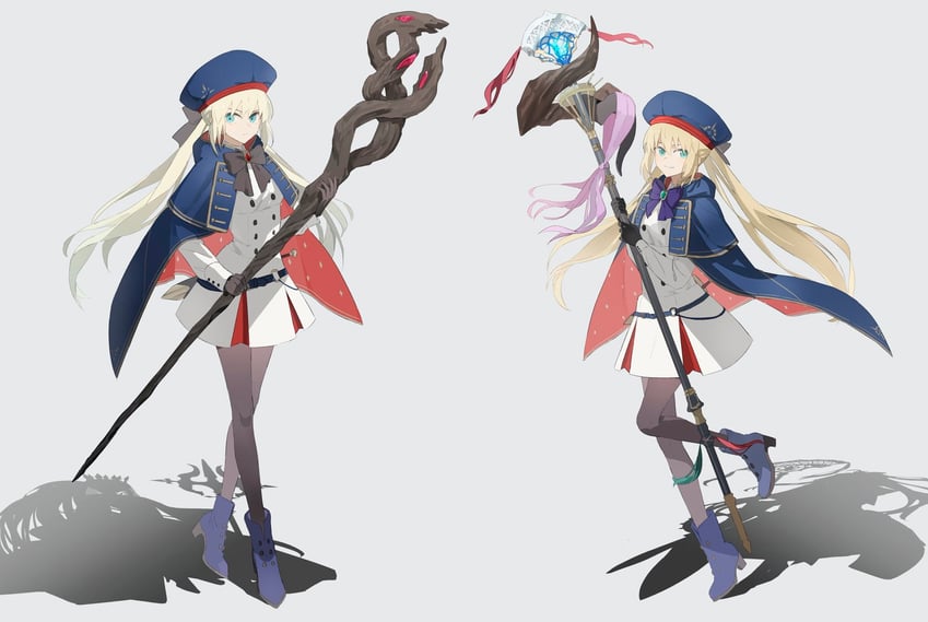 artoria pendragon, morgan le fay, artoria caster, and aesc (fate and 1 more) drawn by ninjin_(ne_f_g_o)