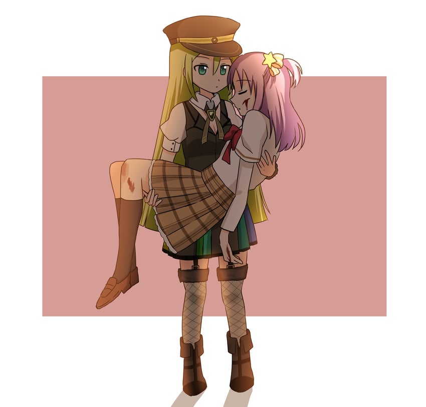 alina gray and misono karin (mahou shoujo madoka magica and 1 more) drawn by matcha_(sdsk5275)
