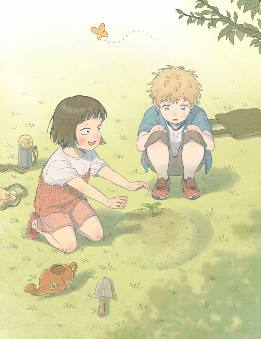 iwakura mitsumi and shima sousuke (skip to loafer) drawn by gatan666