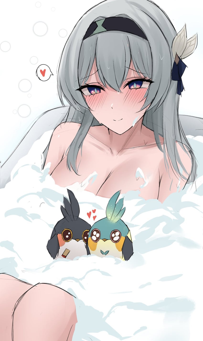 trailblazer and firefly (honkai and 1 more) drawn by namikare