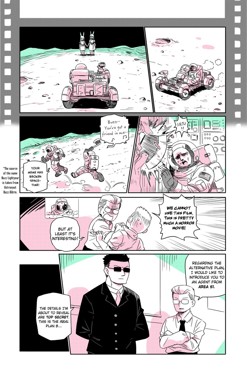 buzz aldrin (modern mogal and 2 more) drawn by shepherd0821