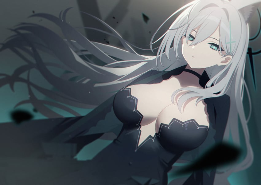 shiroko and shiroko terror (blue archive) drawn by kaerunrun