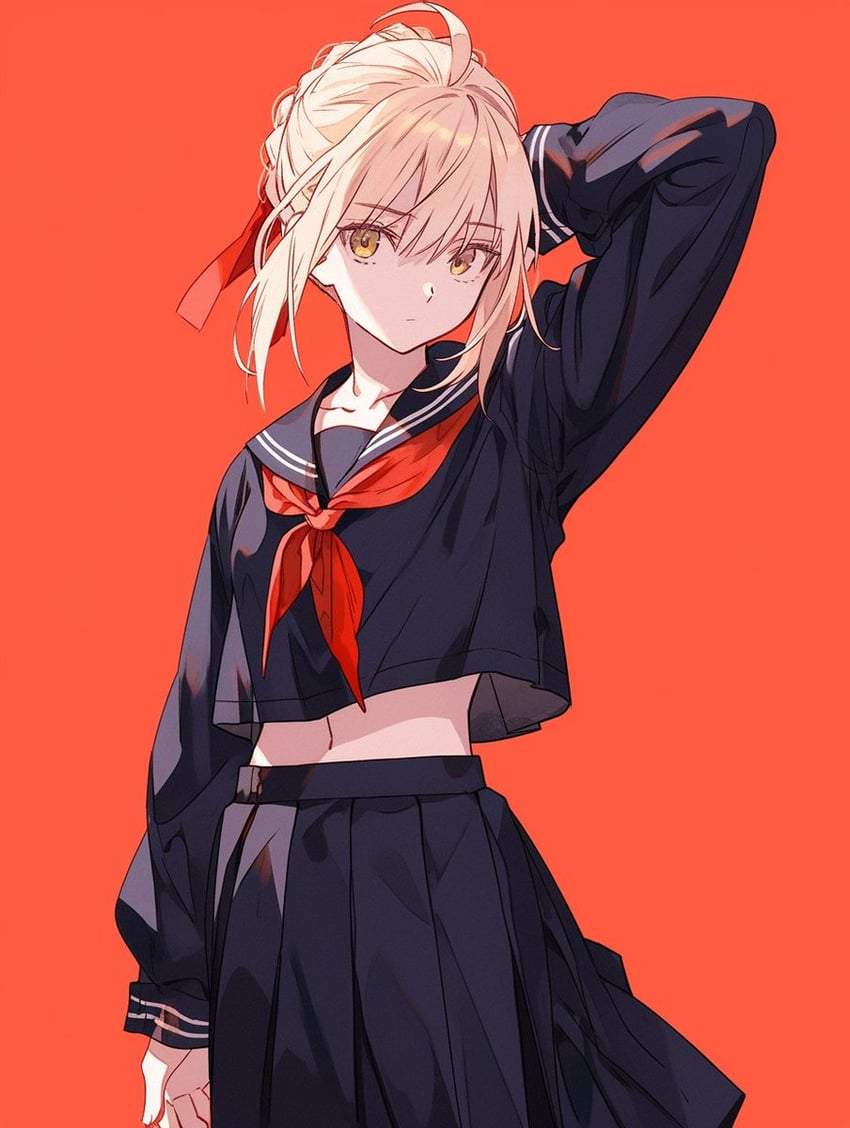 artoria pendragon and saber alter (fate and 1 more) drawn by tarte_(hodarake)