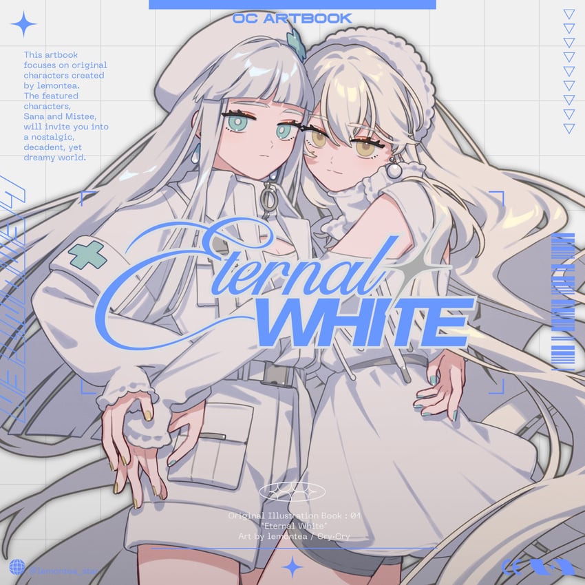 sana and mistee (original) drawn by lemontea
