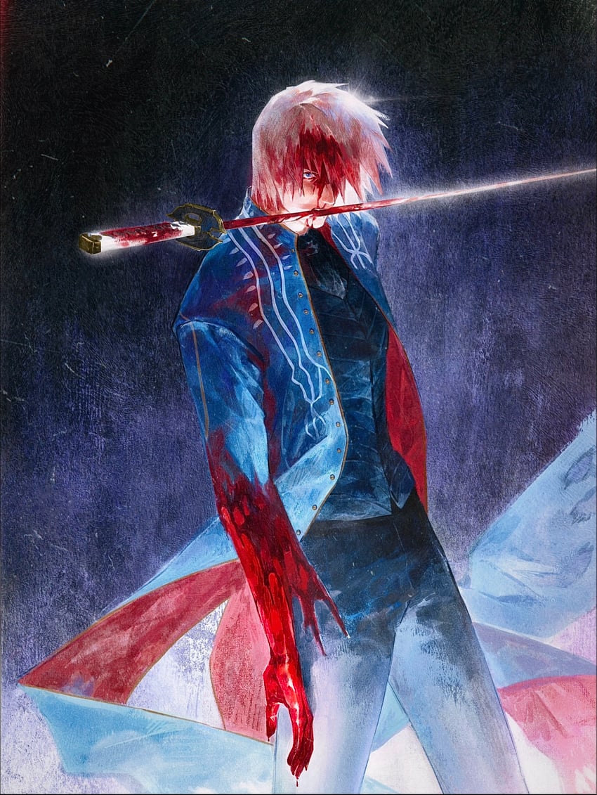 vergil (devil may cry and 1 more) drawn by shouxianwu135