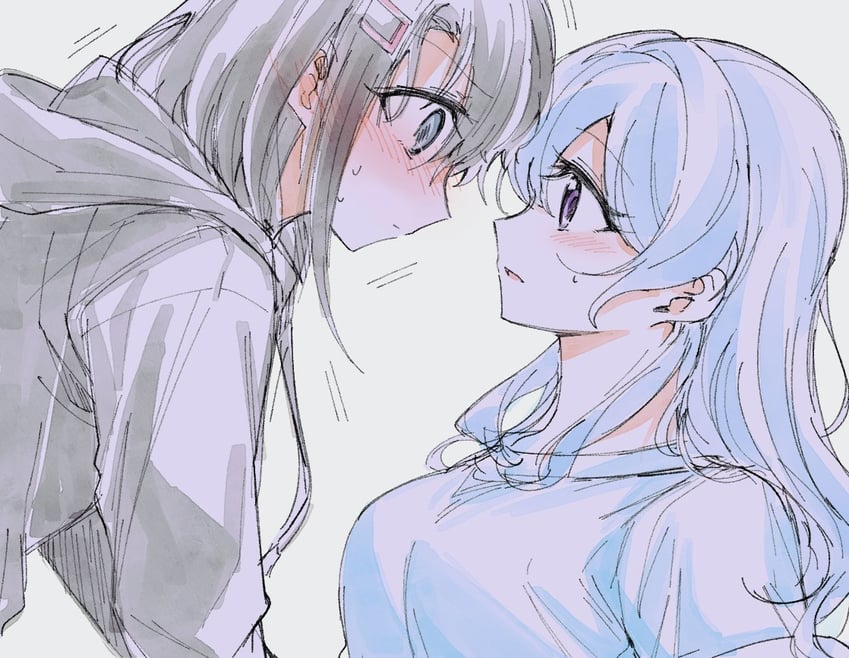 okusawa misaki and matsubara kanon (bang dream!) drawn by opi
