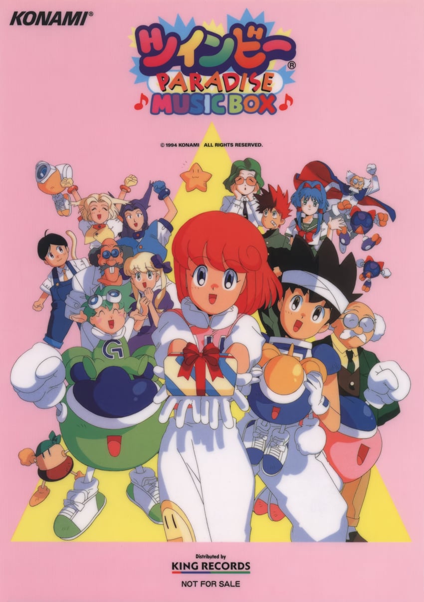 pastel, winbee, light, madoka, mint, and 10 more (twinbee and 1 more) drawn by hamakawa_shuujirou