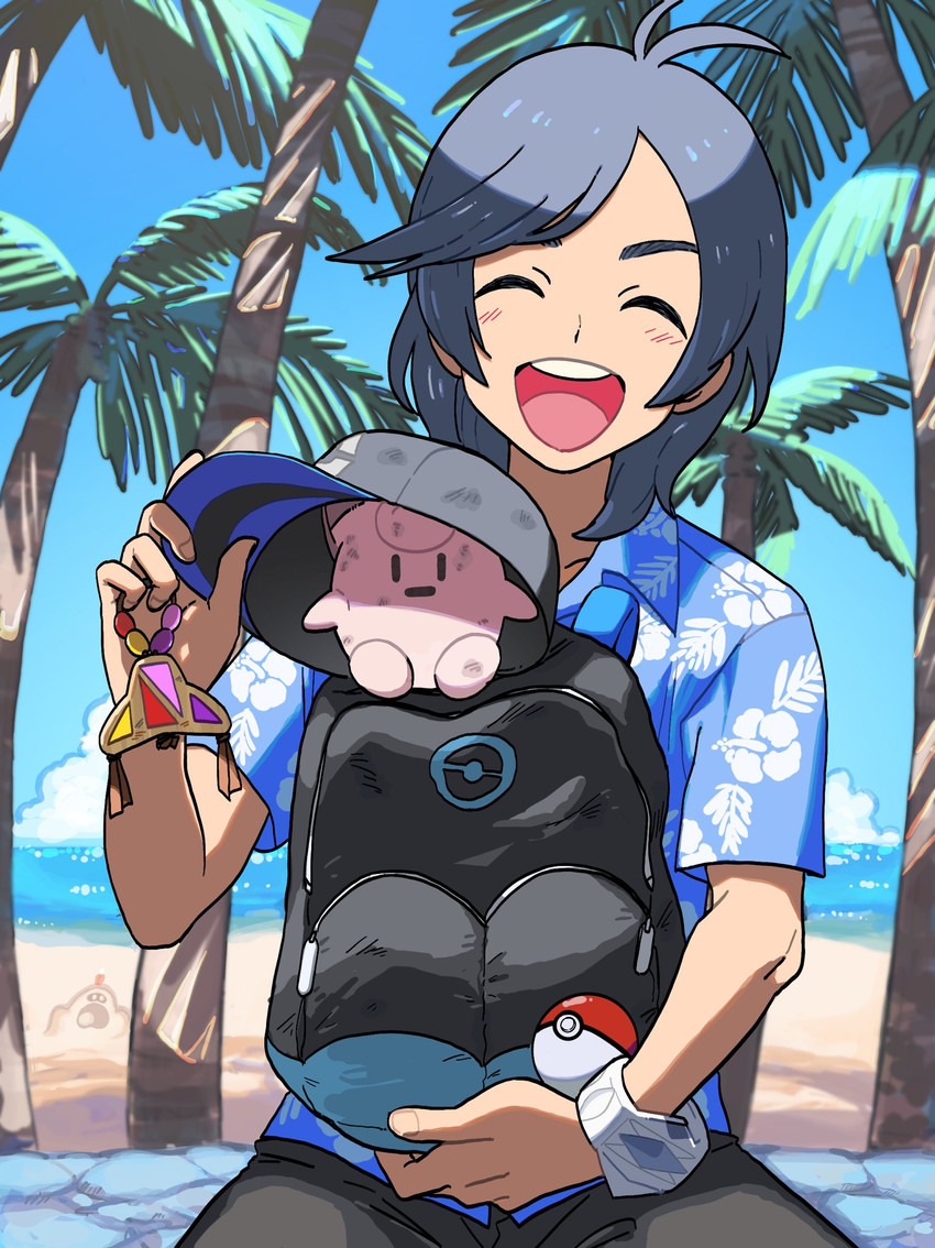 elio, clefairy, and sandygast (pokemon and 1 more) drawn by aoaomzir
